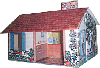 Kartong hus